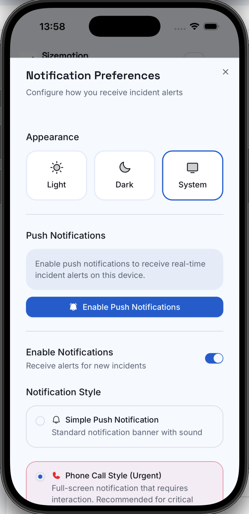 Mobile App Screenshot 2