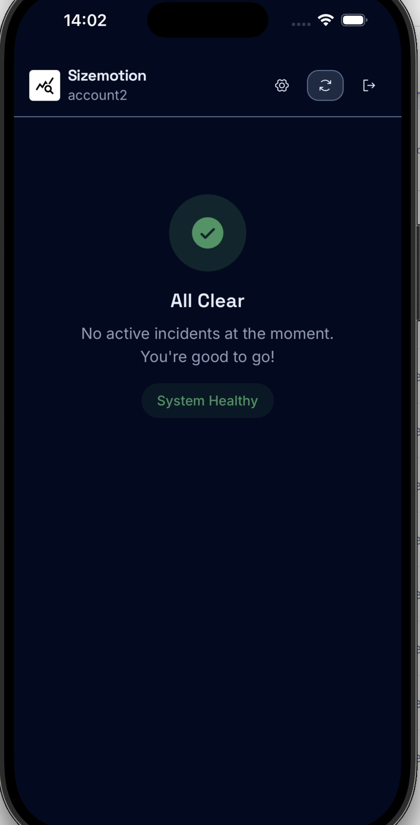 Mobile App Screenshot 3 Dark